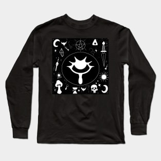 Witchy aesthetic collage Long Sleeve T-Shirt